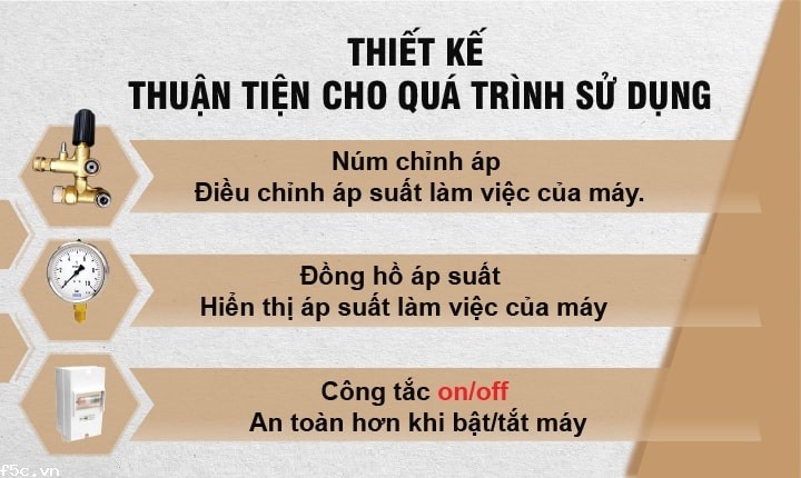 Máy phun rửa xe cao áp Camry 3200