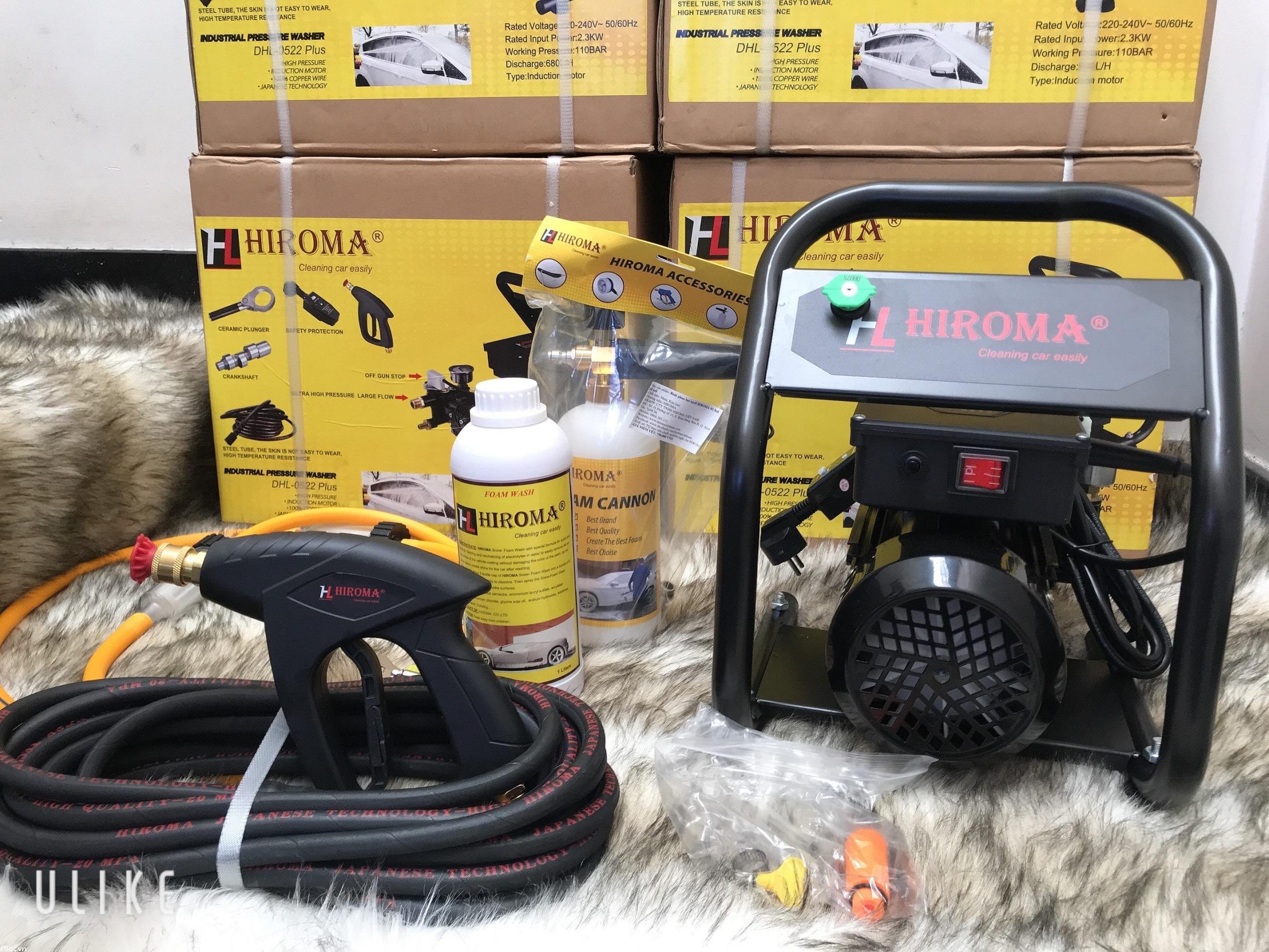 Máy phun rửa xe HIROMA DHL–0522 Plus