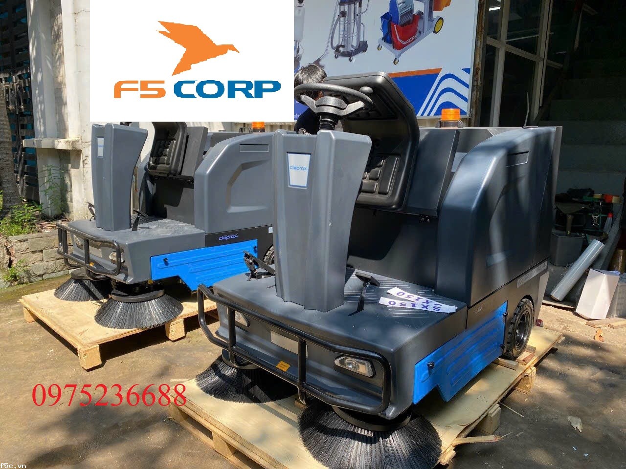 Máy quét rác ngồi lái CleproX SX-150