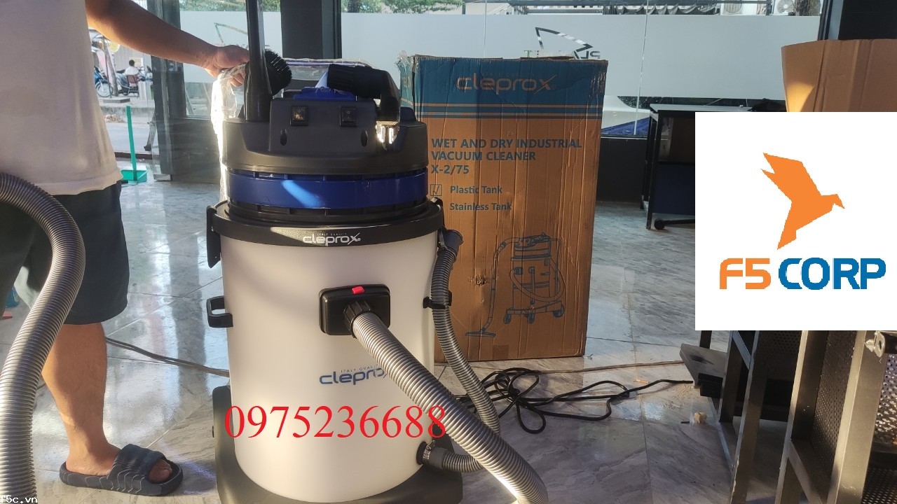 Máy hút bụi CleproX X-2/75 (thùng nhựa)