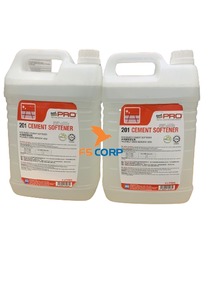 Dung dịch làm mềm xi măng - tẩy xi măng Goodmaid G201 Cement Sotener Made in Malaysia Can 5L