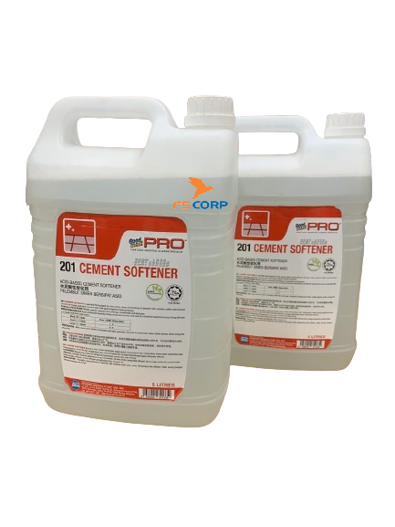Dung dịch làm mềm xi măng - tẩy xi măng Goodmaid G201 Cement Sotener Made in Malaysia Can 5L