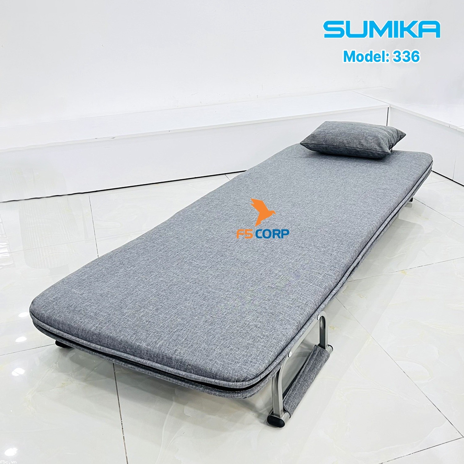 Ghế Sofa - Giường thông minh gấp gọn tiện lợi SUMIKA 336, rộng 80cm