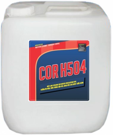 CHỐNG ĂN MÒN - HÌNH THÀNH CẶN VÔI - RONG RÊU CHO NƯỚC TUẦN HOÀN COR H-504 
