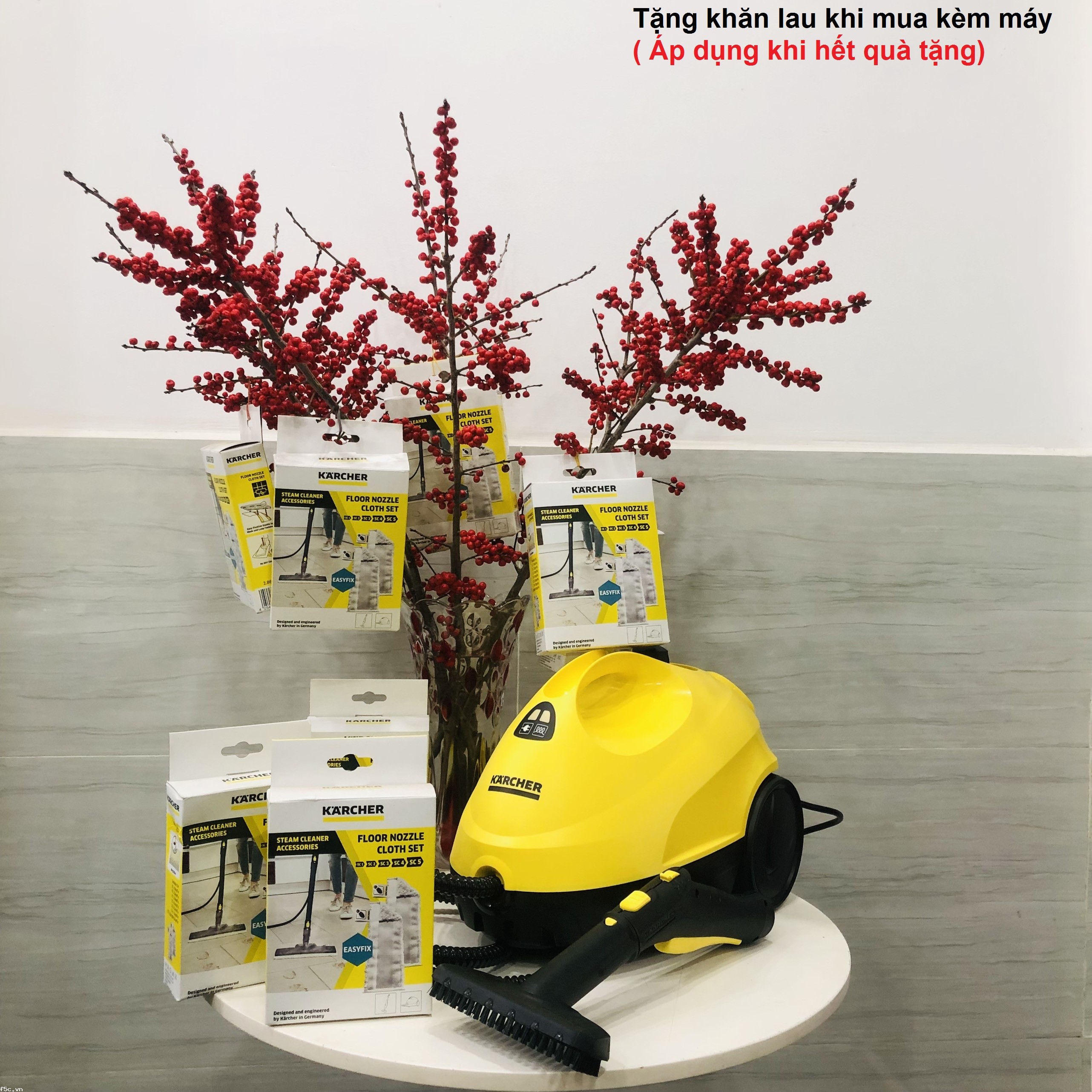 Máy làm sạch bằng hơi nước nóng Karcher SC 3 EasyFix (1.513-110.0)