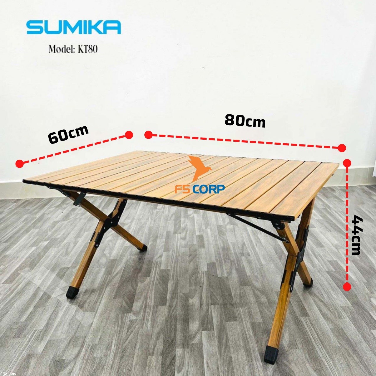 Bàn gấp gọn dã ngoại SUMIKA KT80 