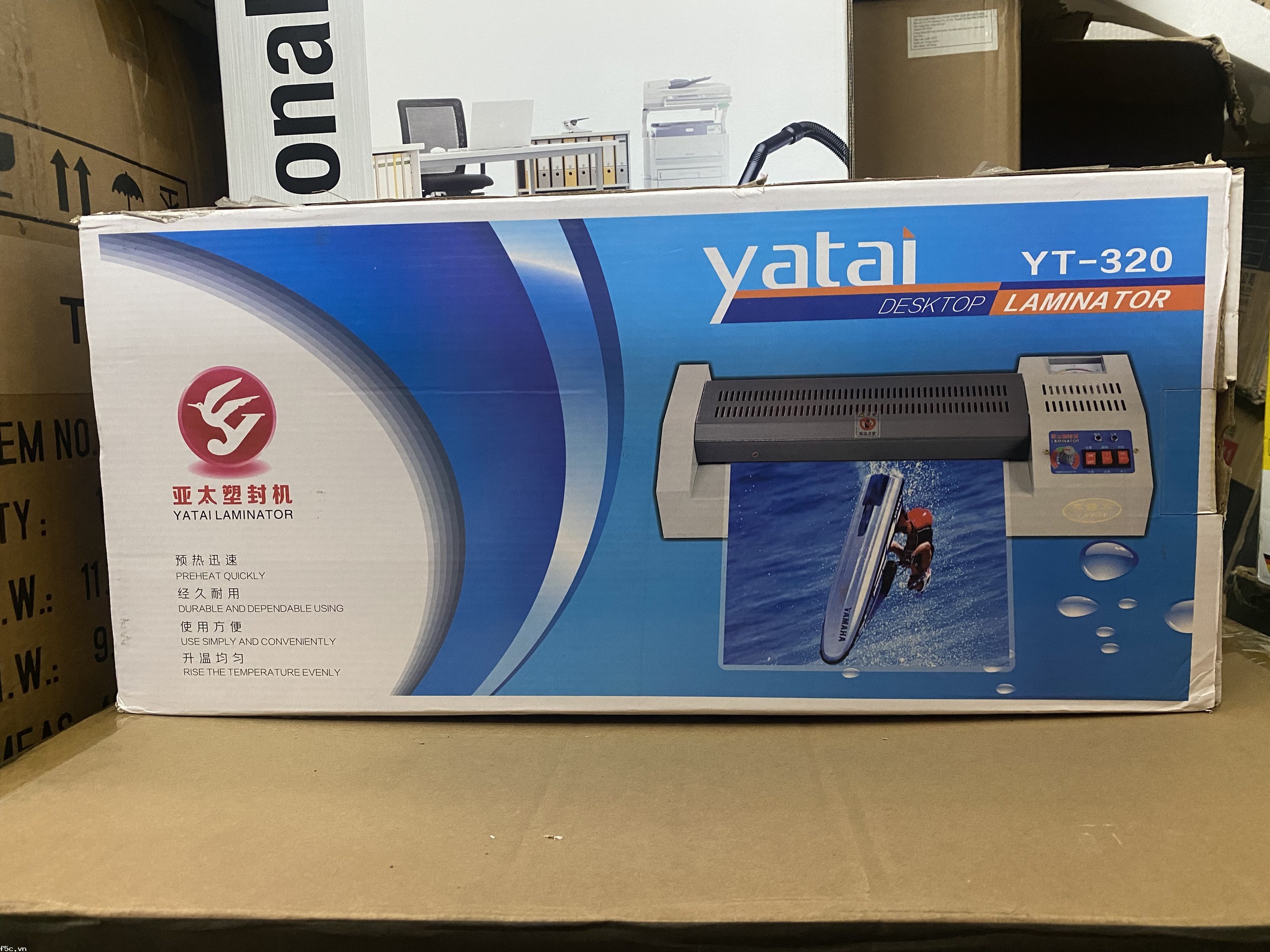 Máy ép Plastic YT 320 (A3) rulo lớn