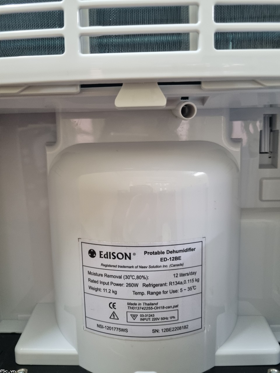 Máy hút ẩm Edison ED-12BE