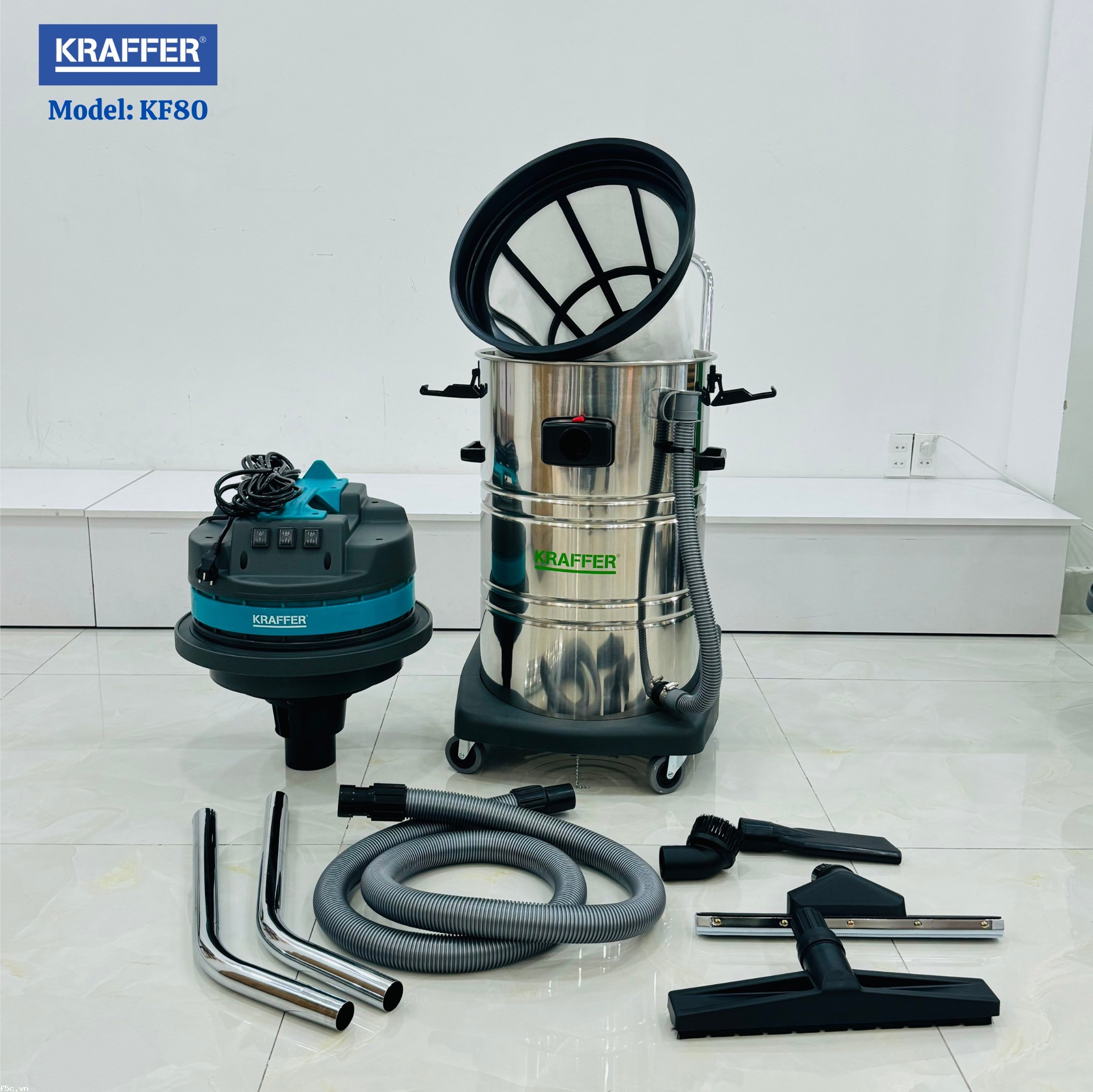 Máy hút bụi công nghiệp KRAFFER KF 80