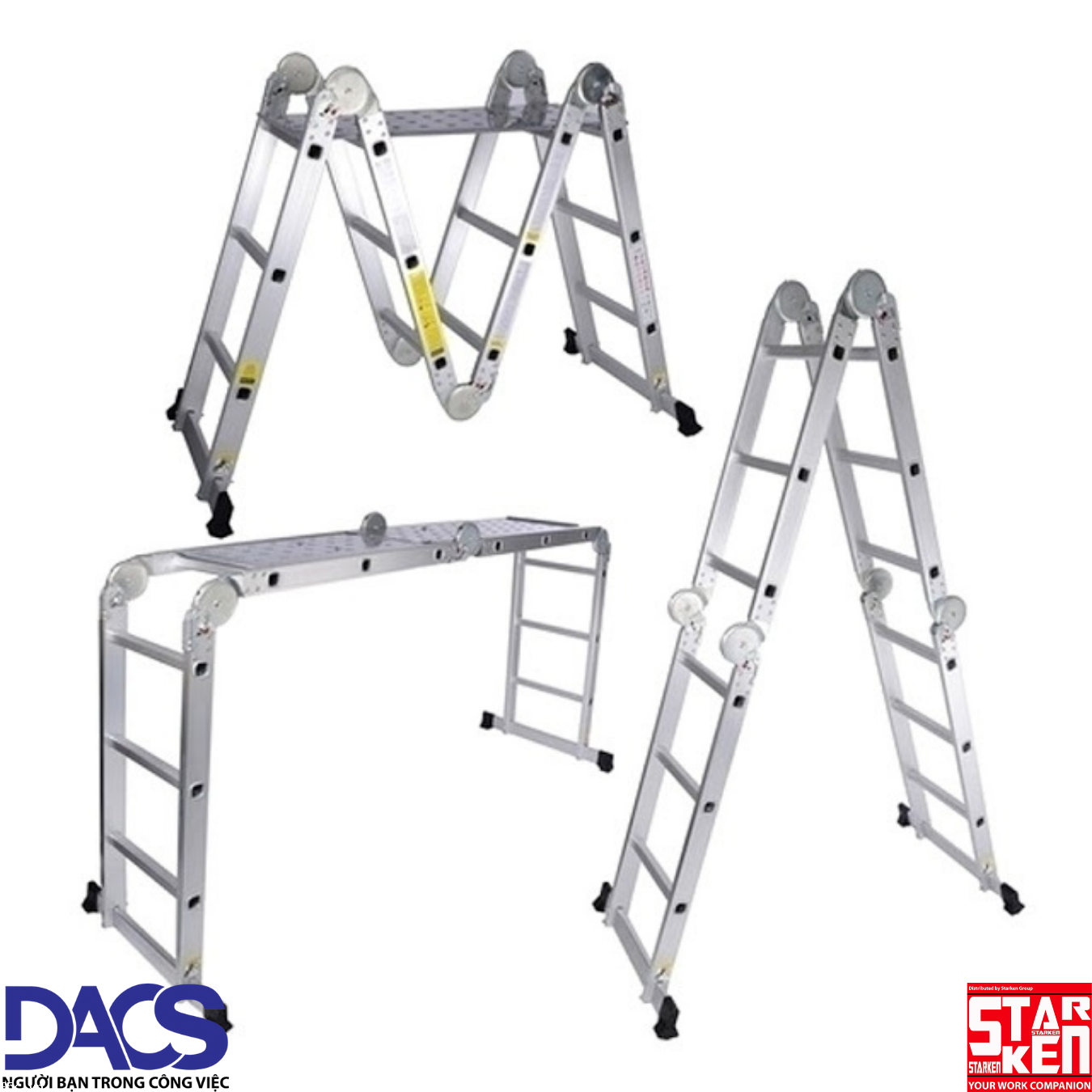 THANG NHÔM BỐN ĐOẠN STARKEN ST404H 
