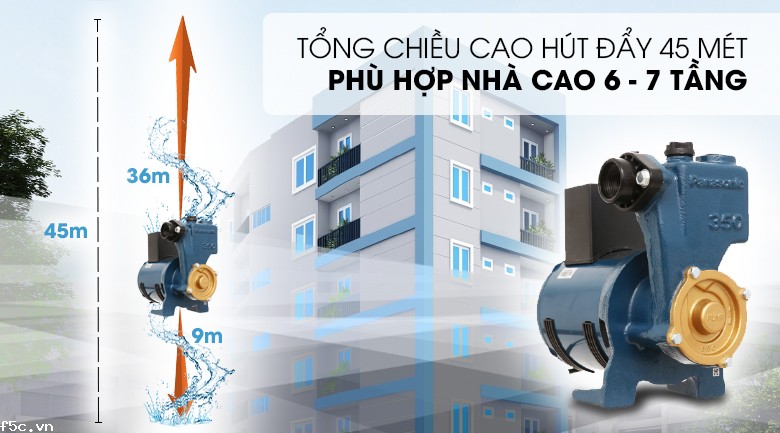Máy bơm nước đẩy cao Panasonic GP-350JA-SV5