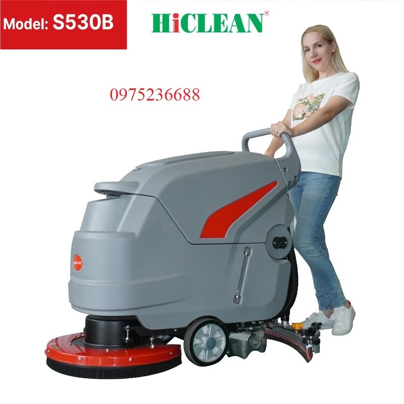 Máy chà sàn liên hợp Hiclean S530B  dùng ác quy 