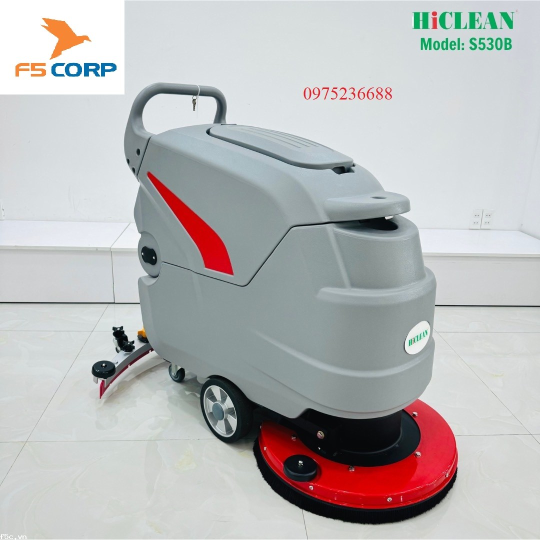 Máy chà sàn liên hợp Hiclean S530B  dùng ác quy 