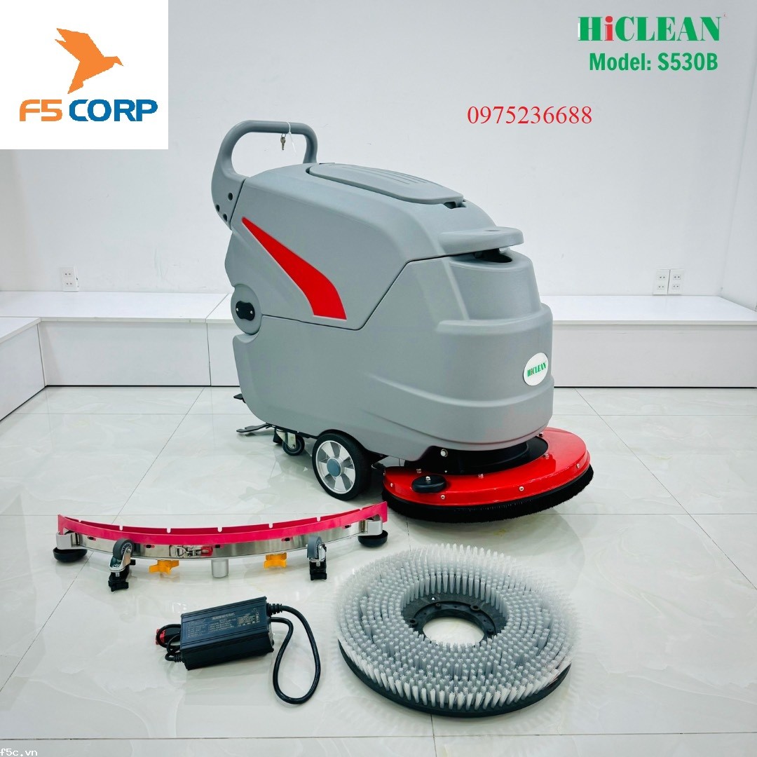 Máy chà sàn liên hợp Hiclean S530B  dùng ác quy 