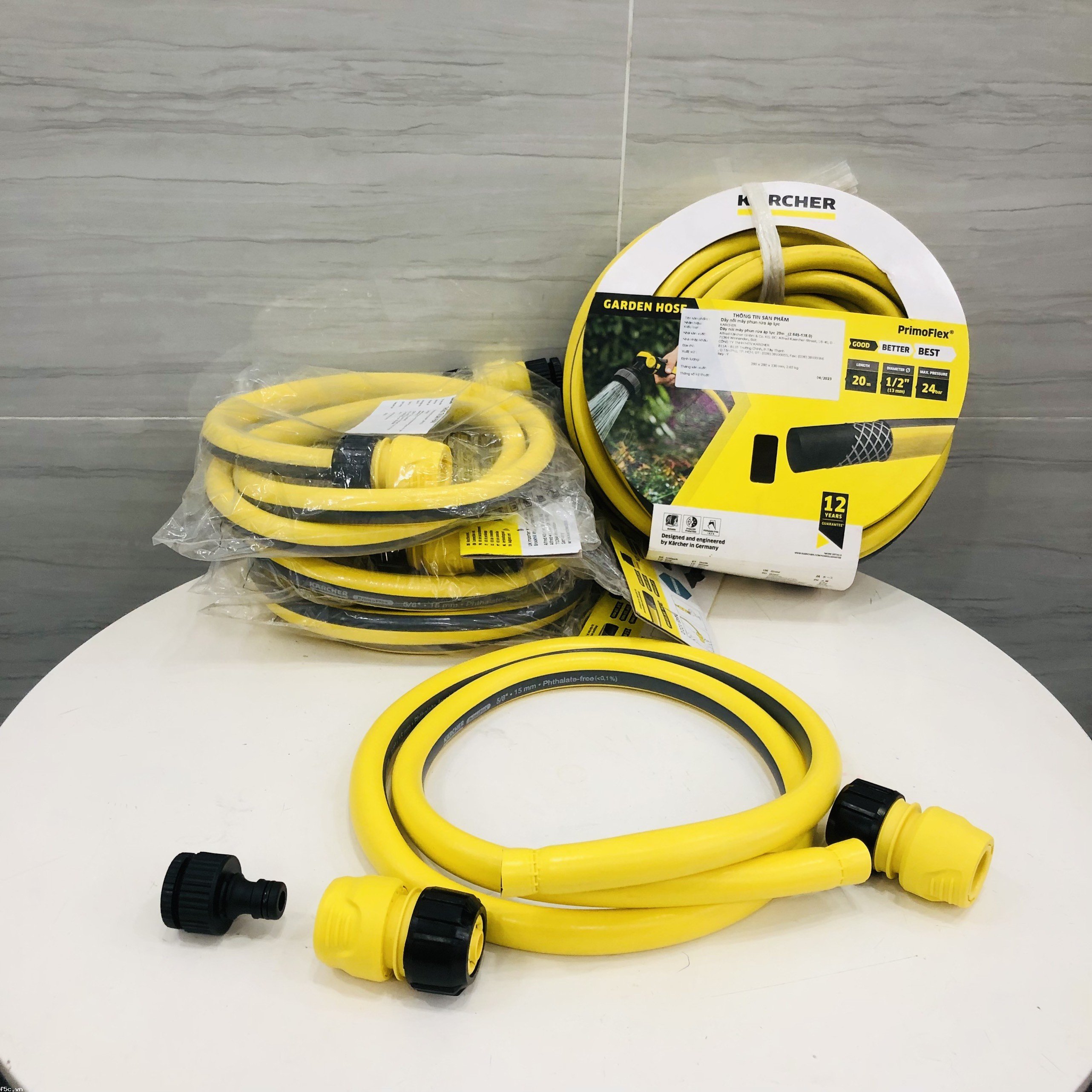 Bộ dây cấp nước Karcher 1.5m và phụ kiện 2.645-122.0