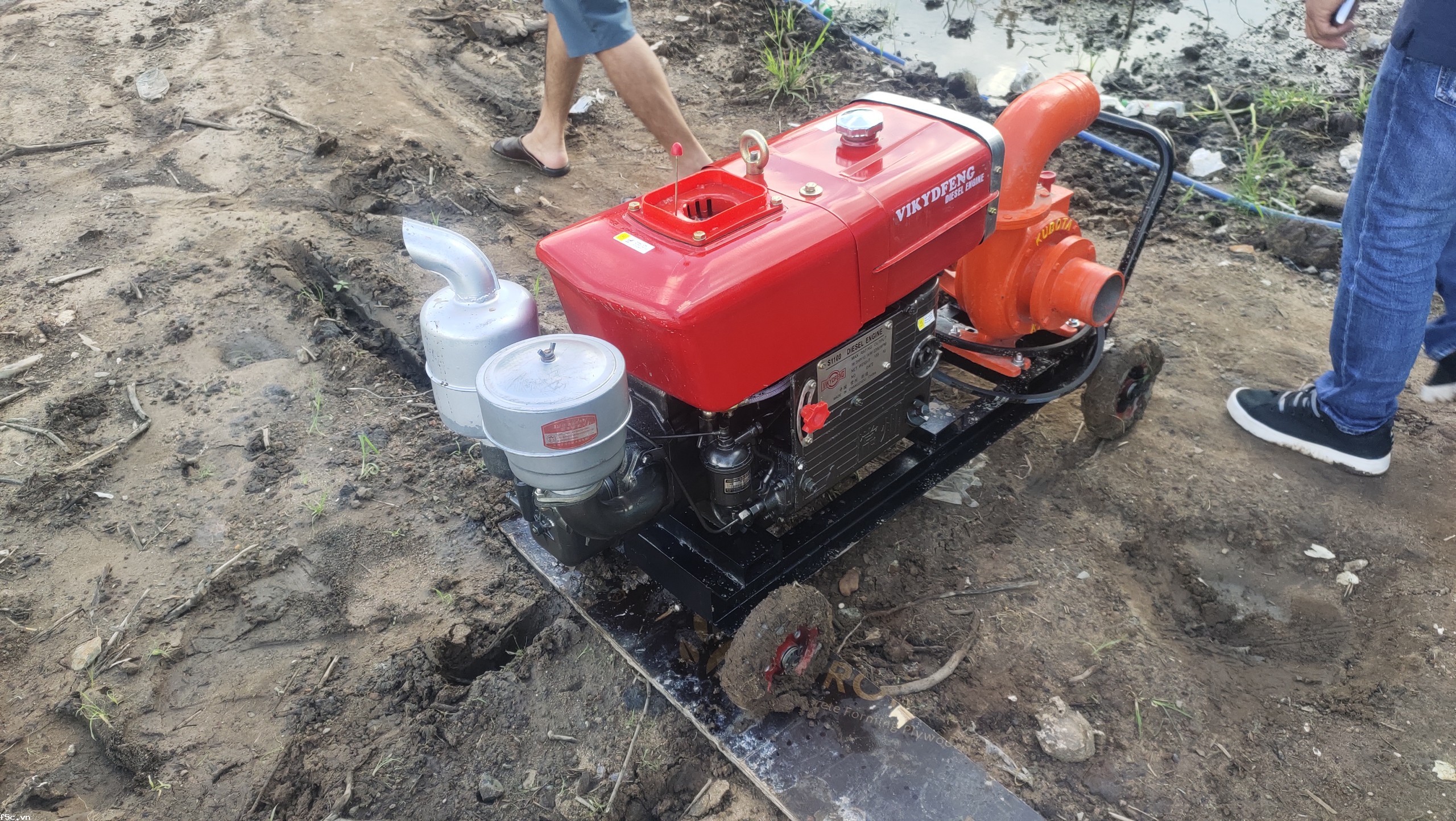 Máy bơm nước động cơ Diesel D15