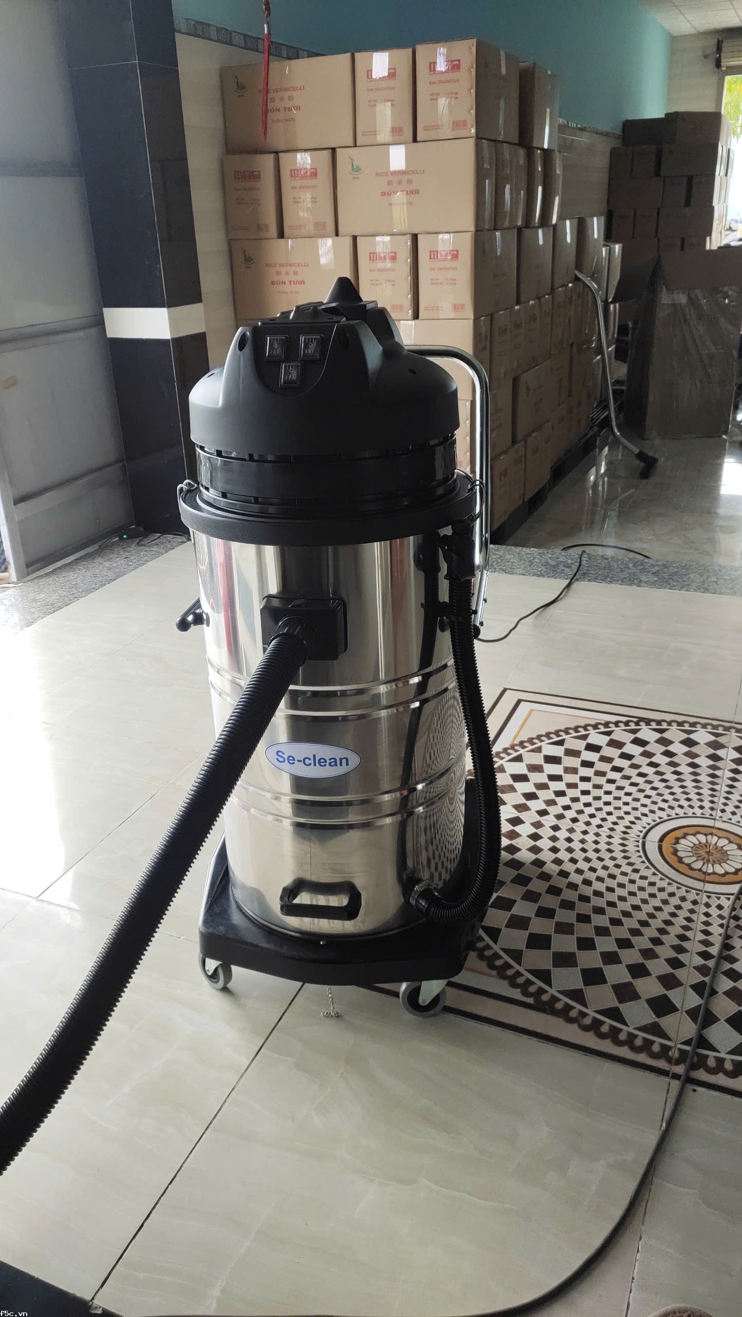 Máy hút bụi hút nước công nghiệp SE Clean SE380 Hepa 5400W