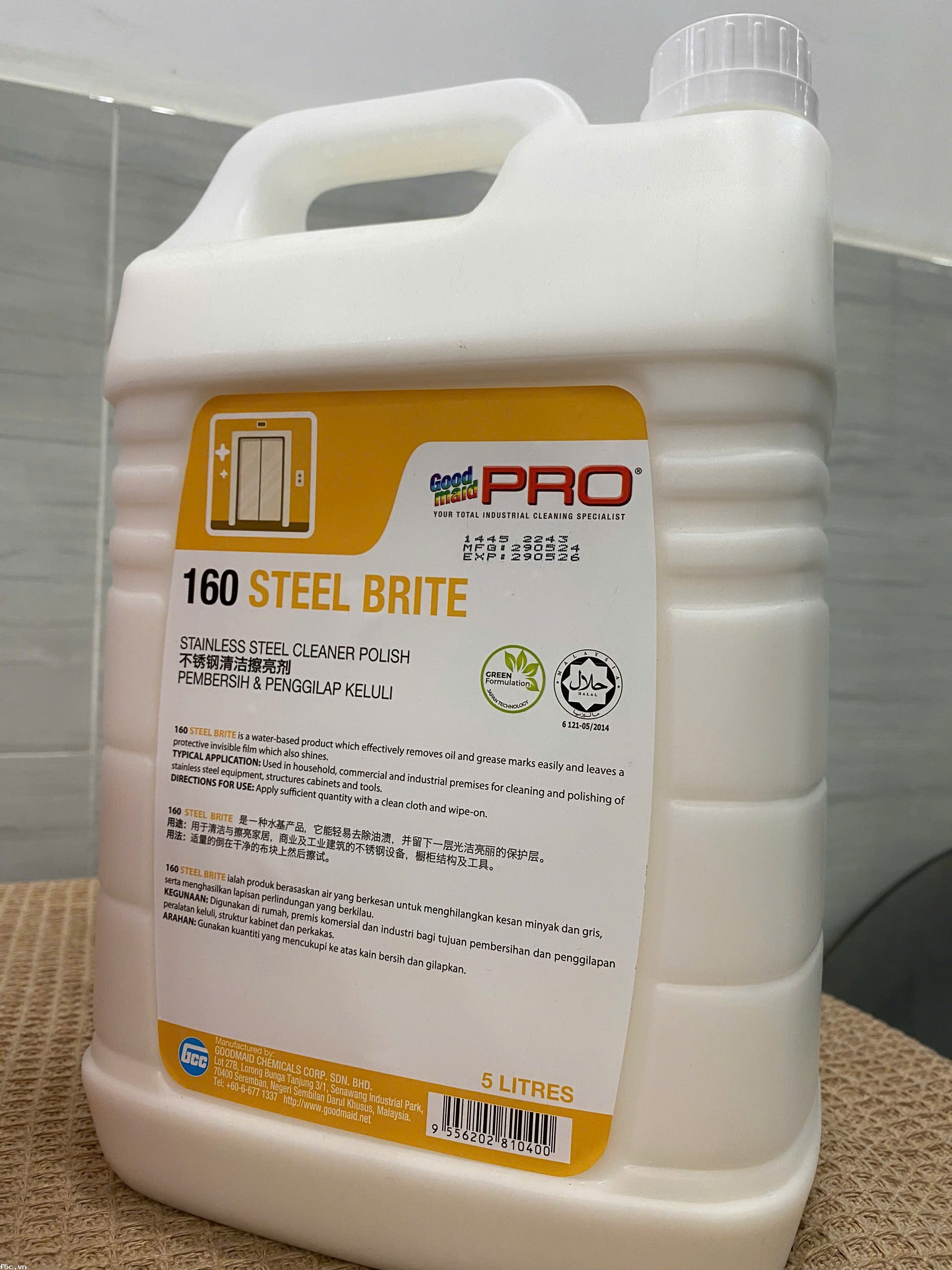 Goodmaid G160 - Dung dịch tẩy rỉ sét, đánh bóng và bảo dưỡng bề mặt inox, đồng, nhôm,... tạo lớp bảo dưỡng chống oxi hóa