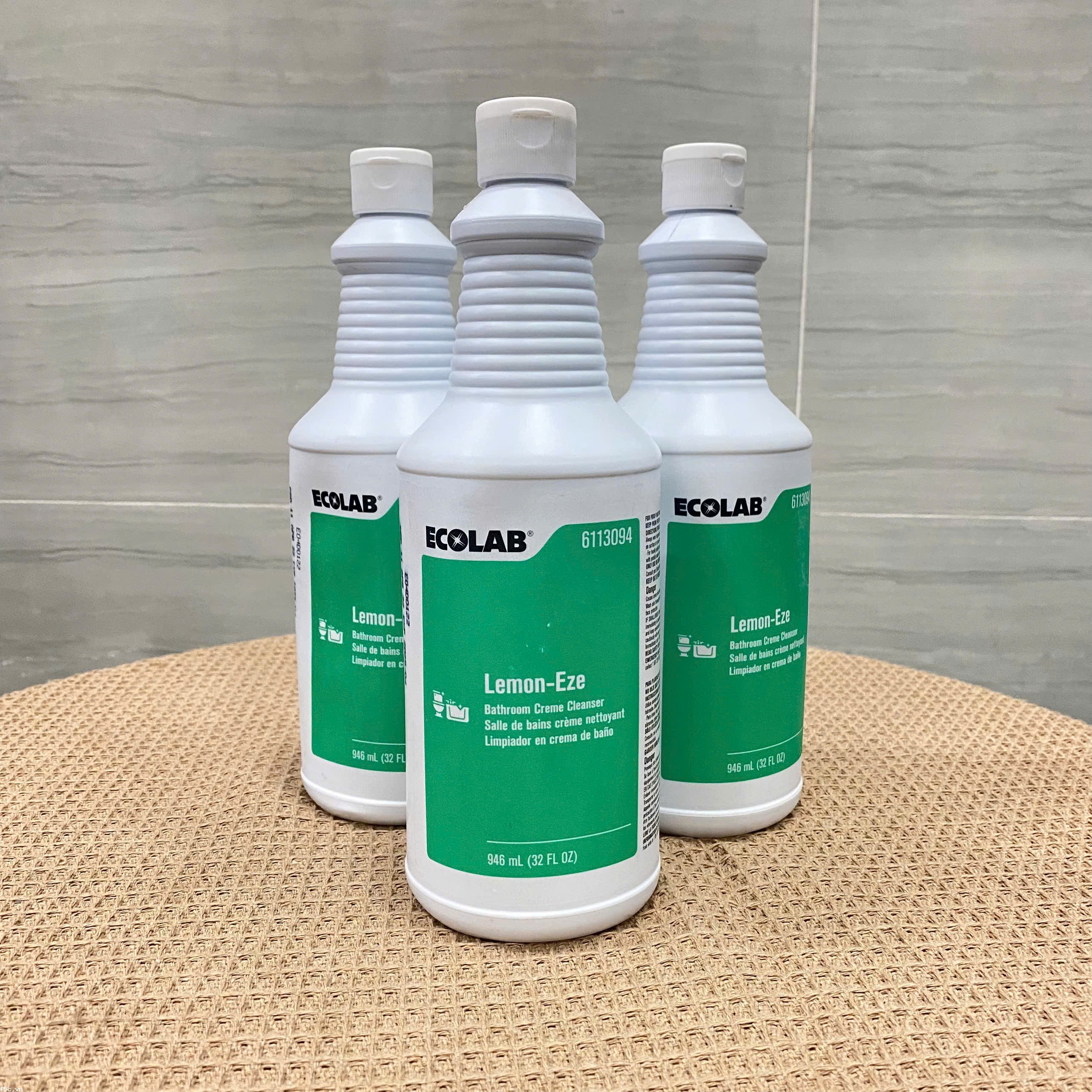 Kem tẩy rửa đa năng trên mọi bề mặt Ecolab Lemon-Eze 1L 12-32 OZ.