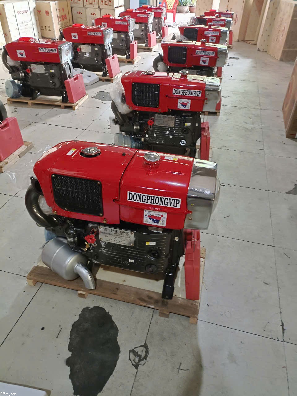 Động cơ diesel Đông Phong D30 gió