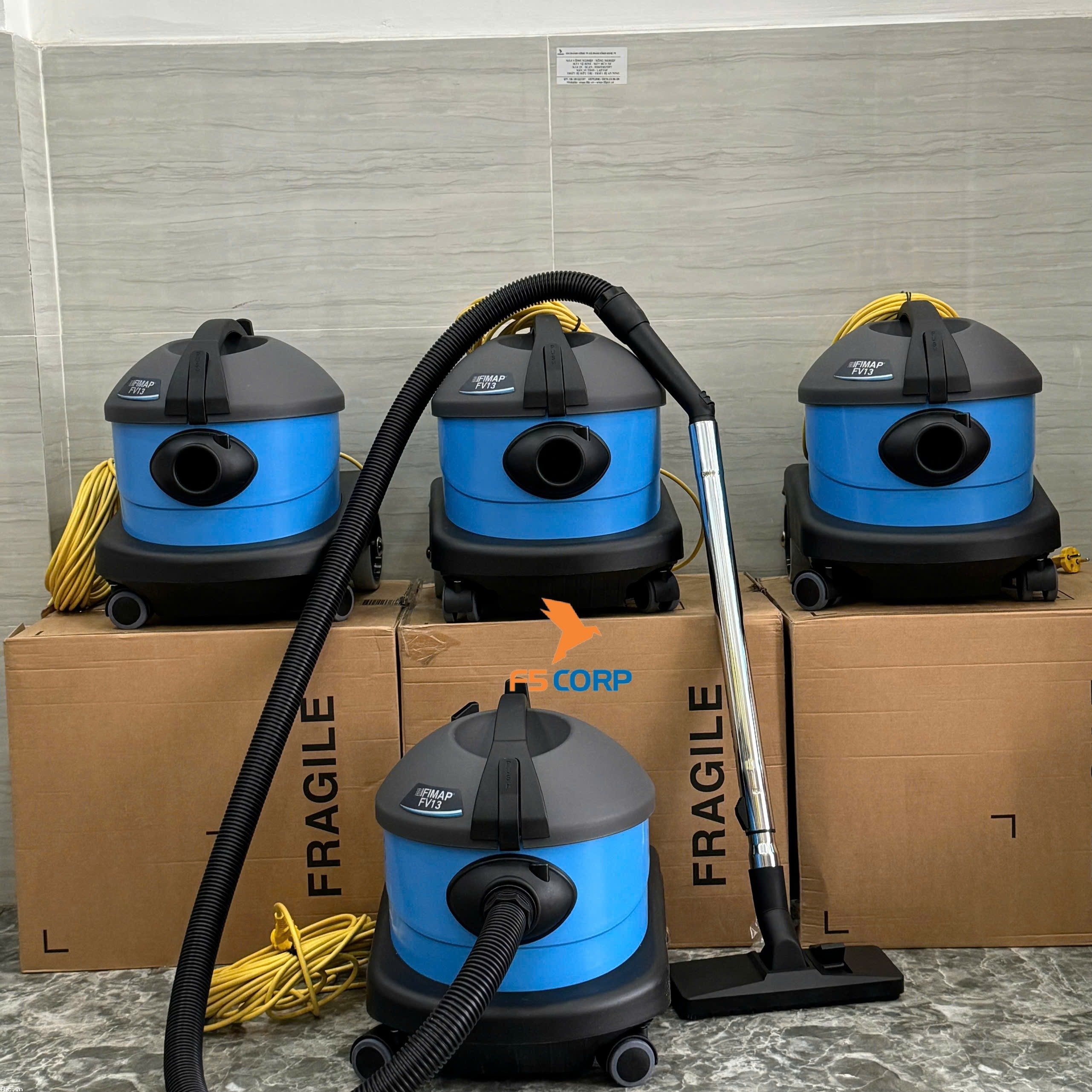Máy hút bụi khô công nghiệp  Fimap FV13.1 Hepa - 900W