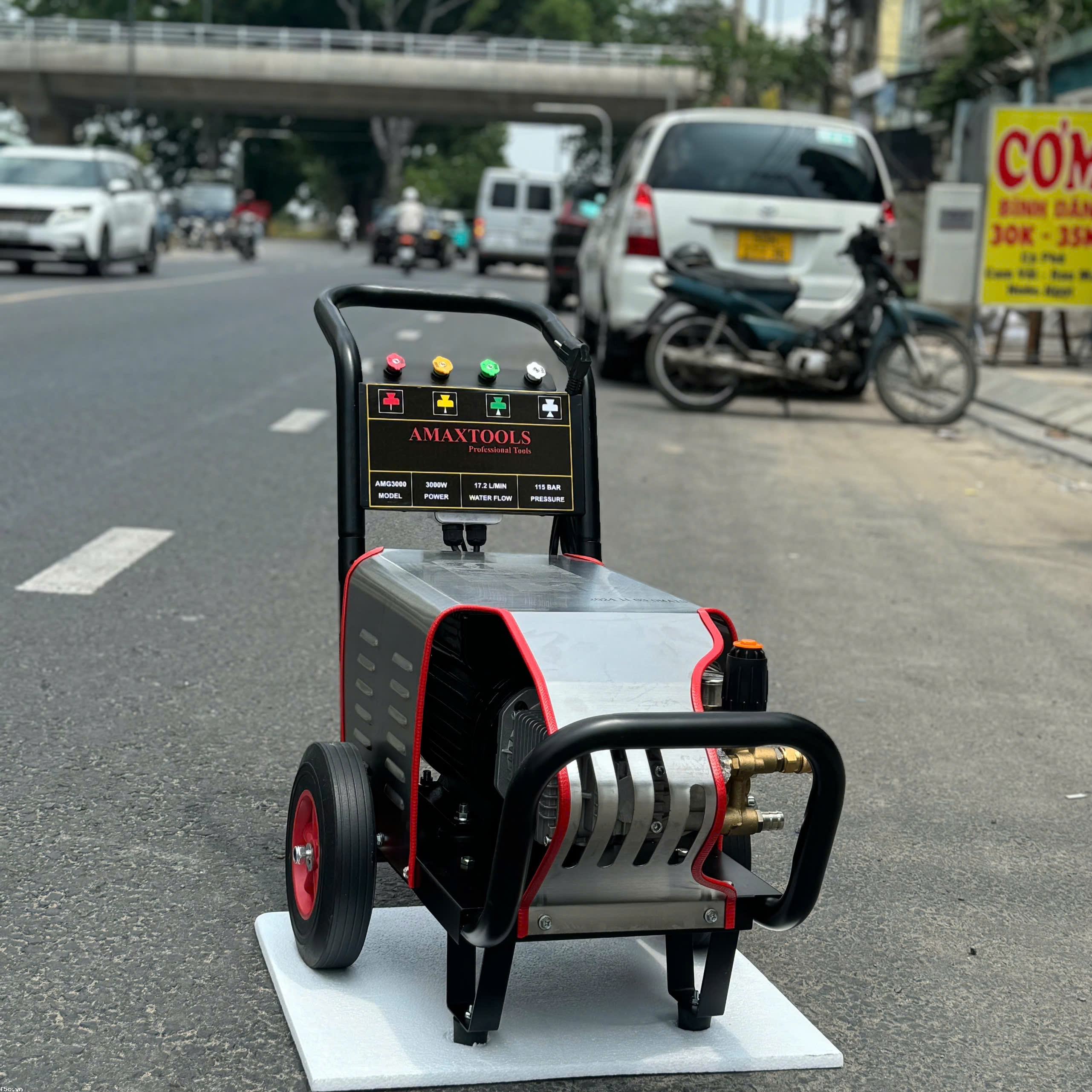 Máy Rửa Xe Áp Lực Cao Amaxtools AMG3000 3Kw