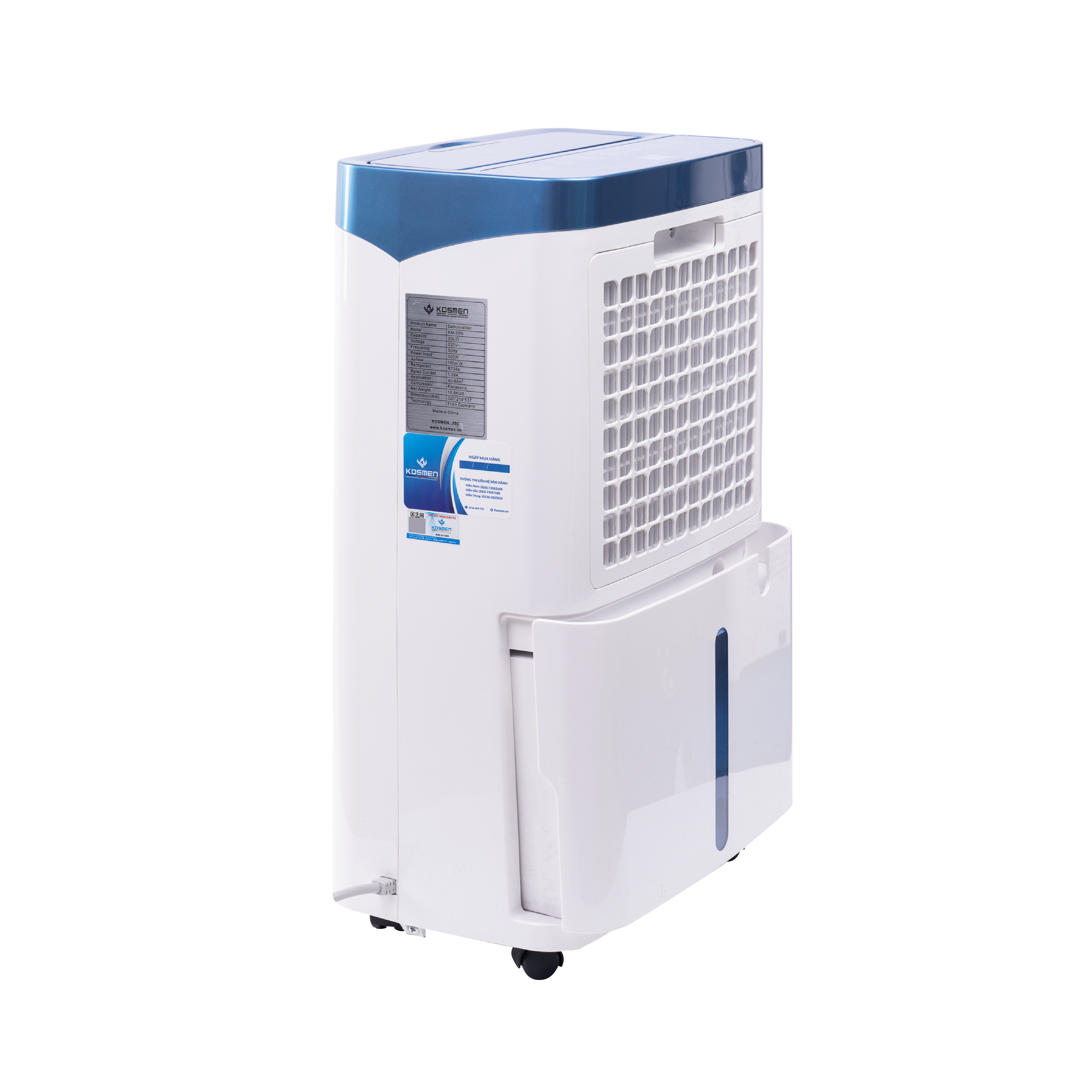 Máy hút ẩm dân dụng Kosmen KM-20N