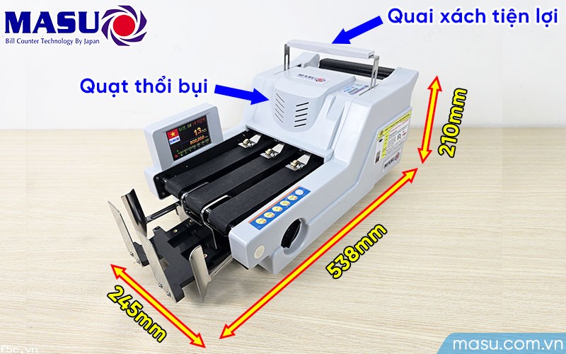 Máy đếm tiền MASU 999 Plus