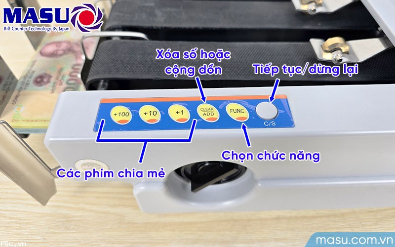 Máy đếm tiền MASU 999 Plus