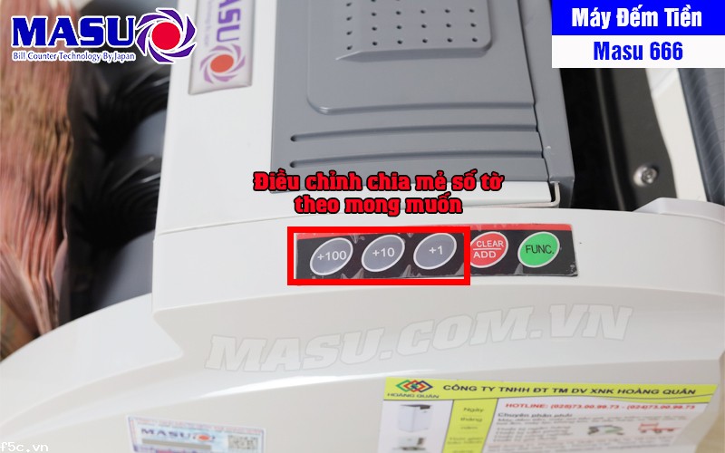 Máy đếm tiền Masu 666 
