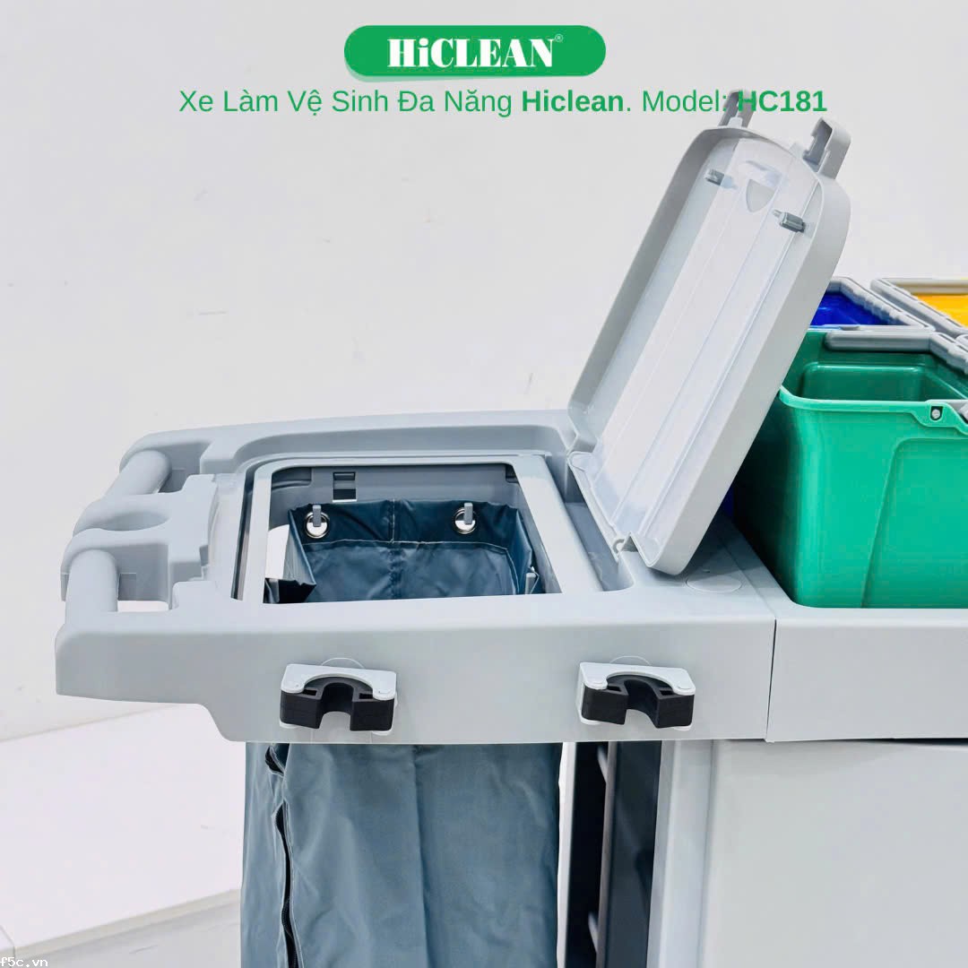 Xe đẩy dọn vệ sinh HiClean HC181