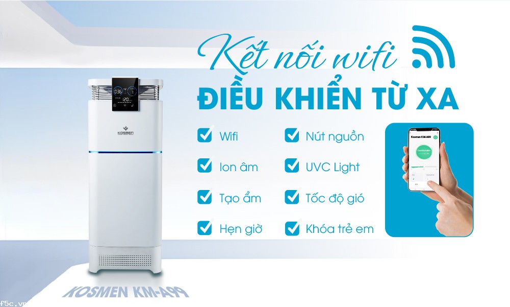 Máy lọc không khí bù ẩm Kosmen KM-A99