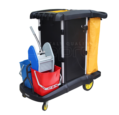 Xe đẩy dọn vệ sinh phòng Clepro CP – 4/1B