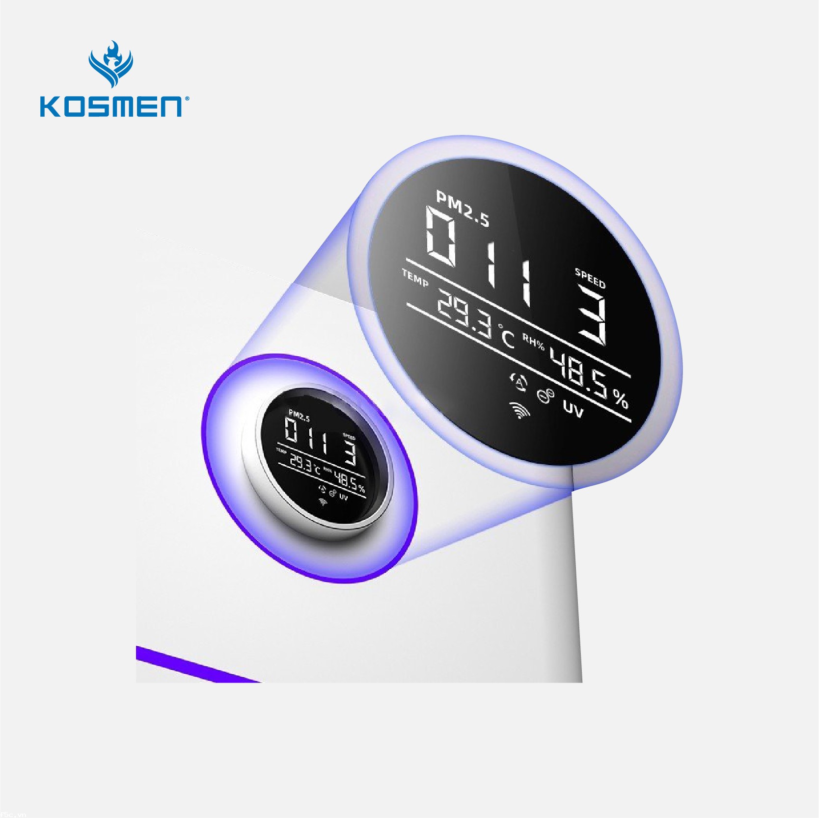 Máy lọc không khí kết hợp tạo ẩm Kosmen KM-A65