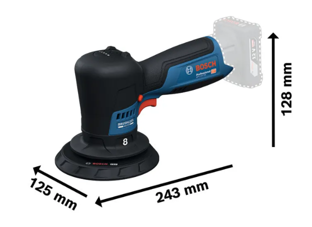 Máy đánh bóng Bosch GPX 12V-125 | Pin 12V | SOLO