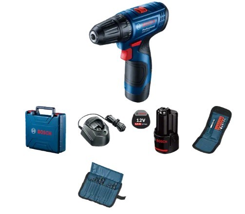 Máy khoan Bosch GSR 120-LI 12V Gen II | Kèm bộ phụ kiện