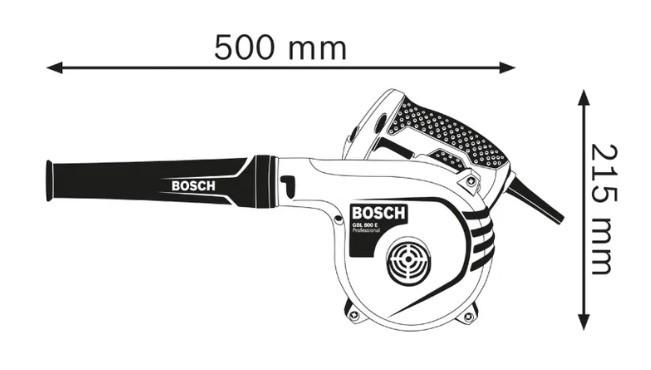 Bosch GBL 82-270 – Máy thổi và hút bụi gọn nhẹ công suất 820W