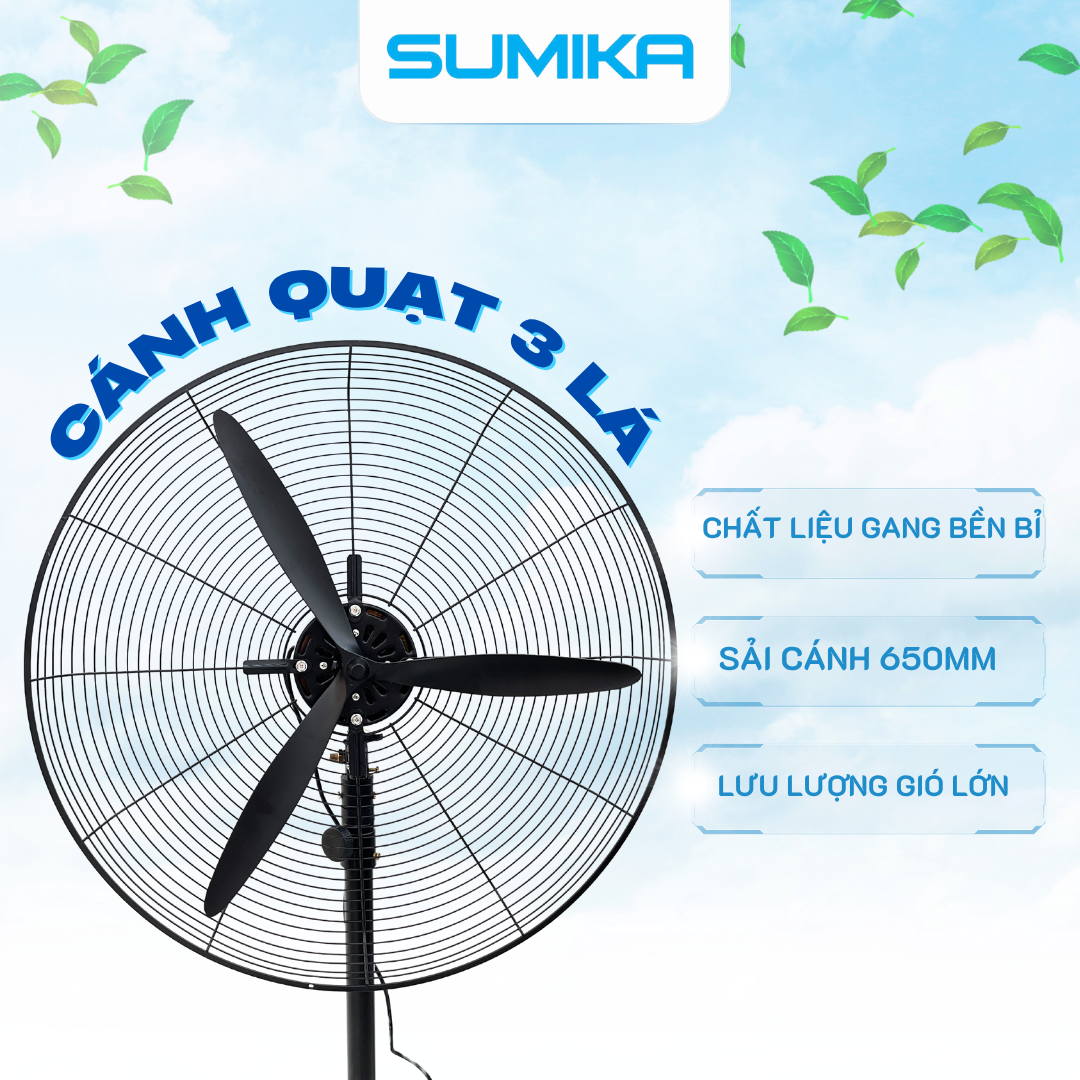Quạt đứng công nghiệp Sumika ST650