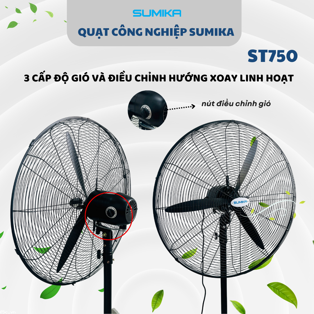 Quạt đứng công nghiệp Sumika ST750 