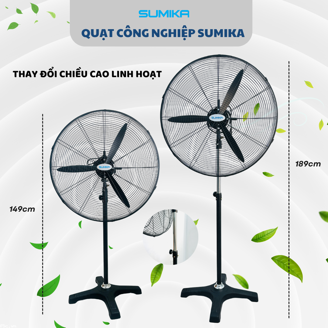 Quạt đứng công nghiệp Sumika ST750 