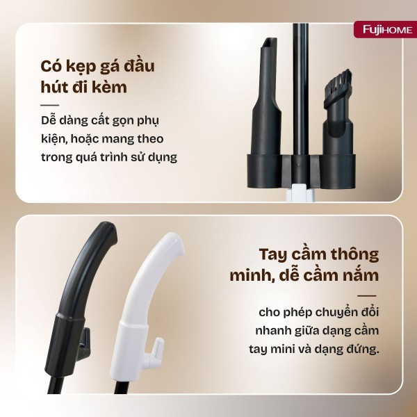 Máy hút bụi cầm tay Fujihome VC06