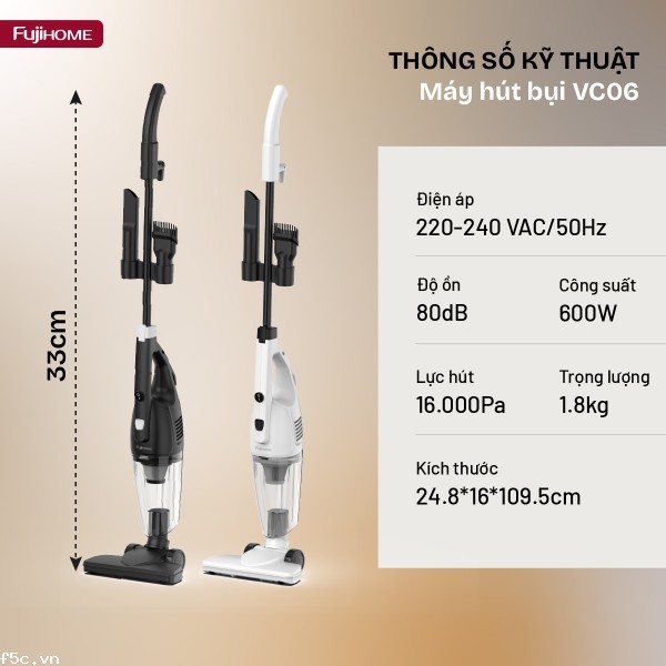 Máy hút bụi cầm tay Fujihome VC06