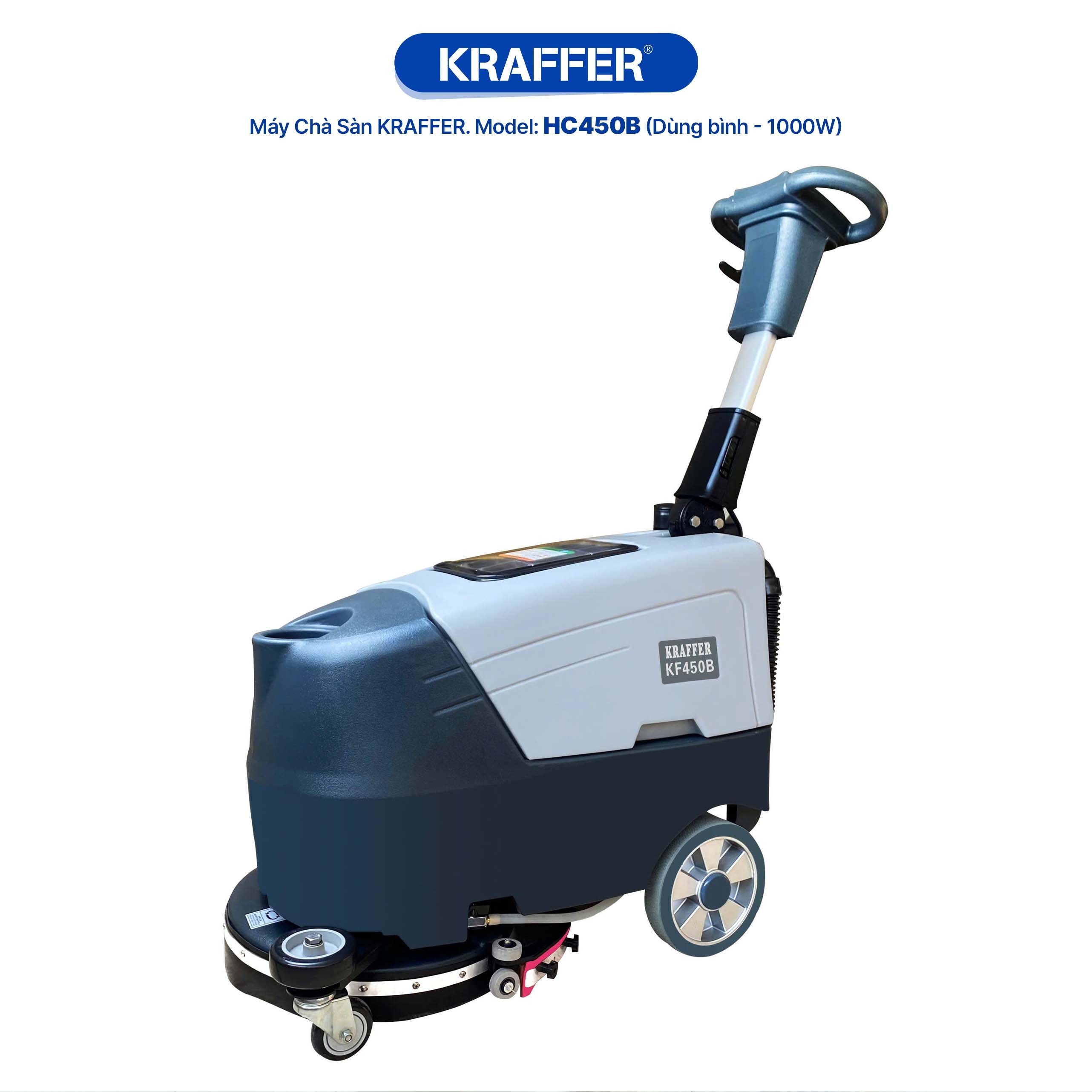 Máy chà sàn liên hợp KRAFFER KF450B (dùng bình) 