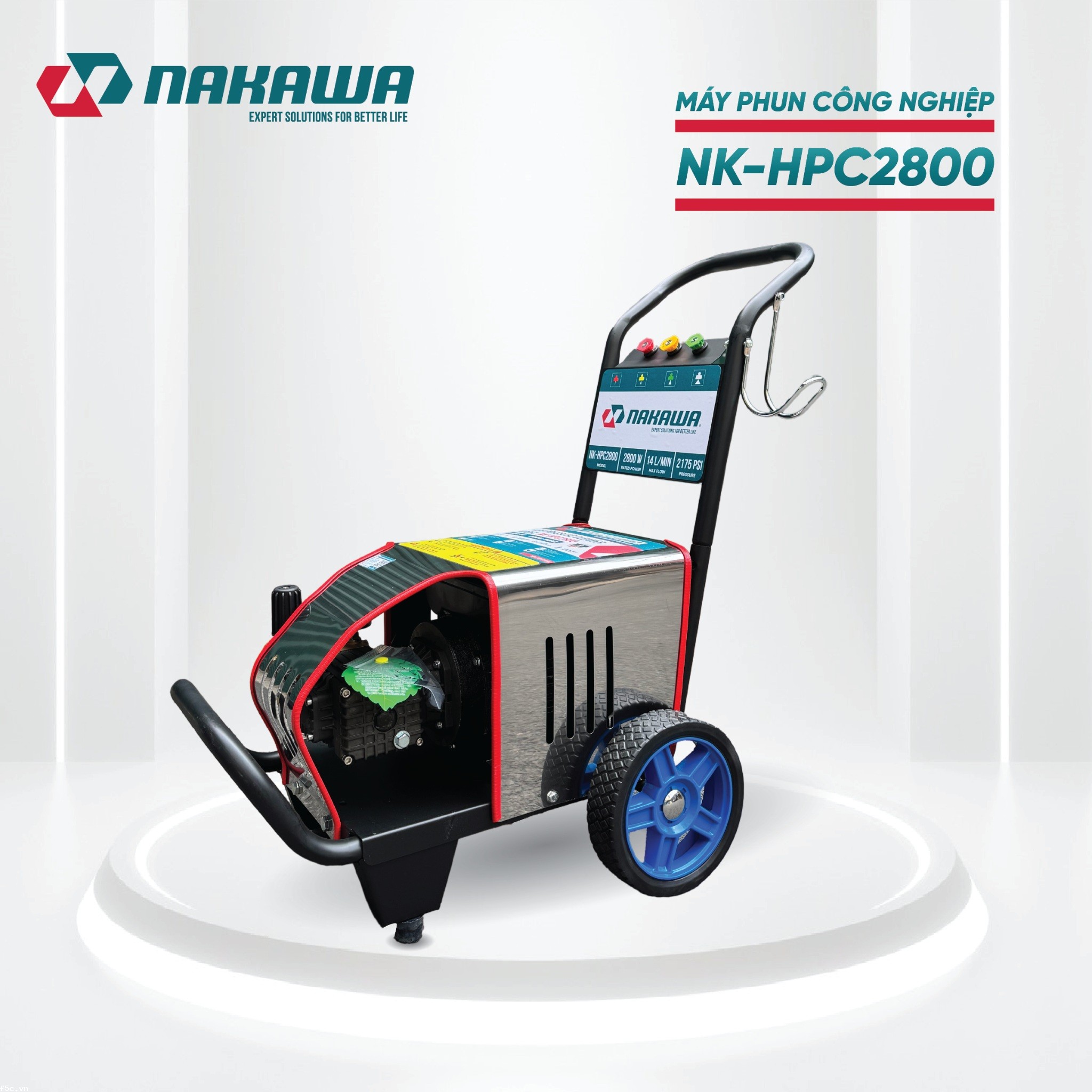 Máy phun áp lực cao công nghiệp Nakawa NK-HPC2800