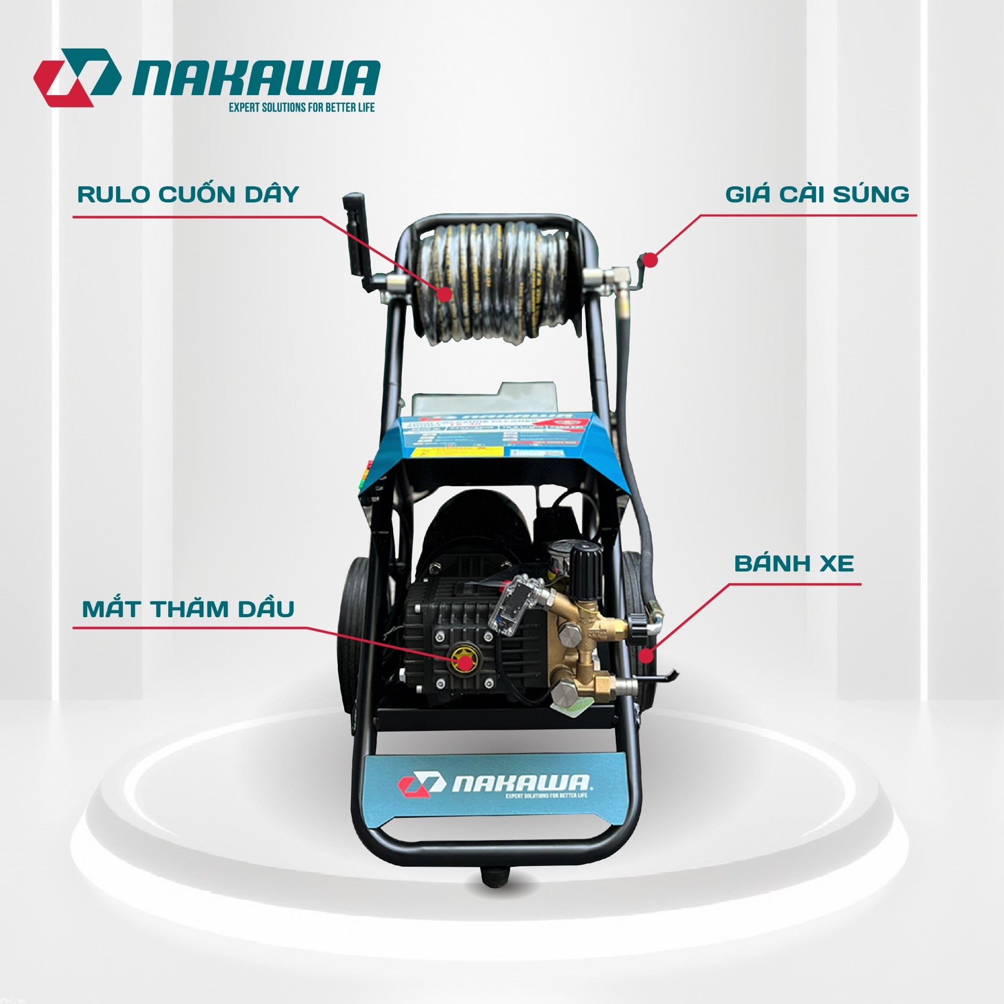 Máy phun áp lực cao công nghiệp Nakawa NK-HPC3500PLUS
