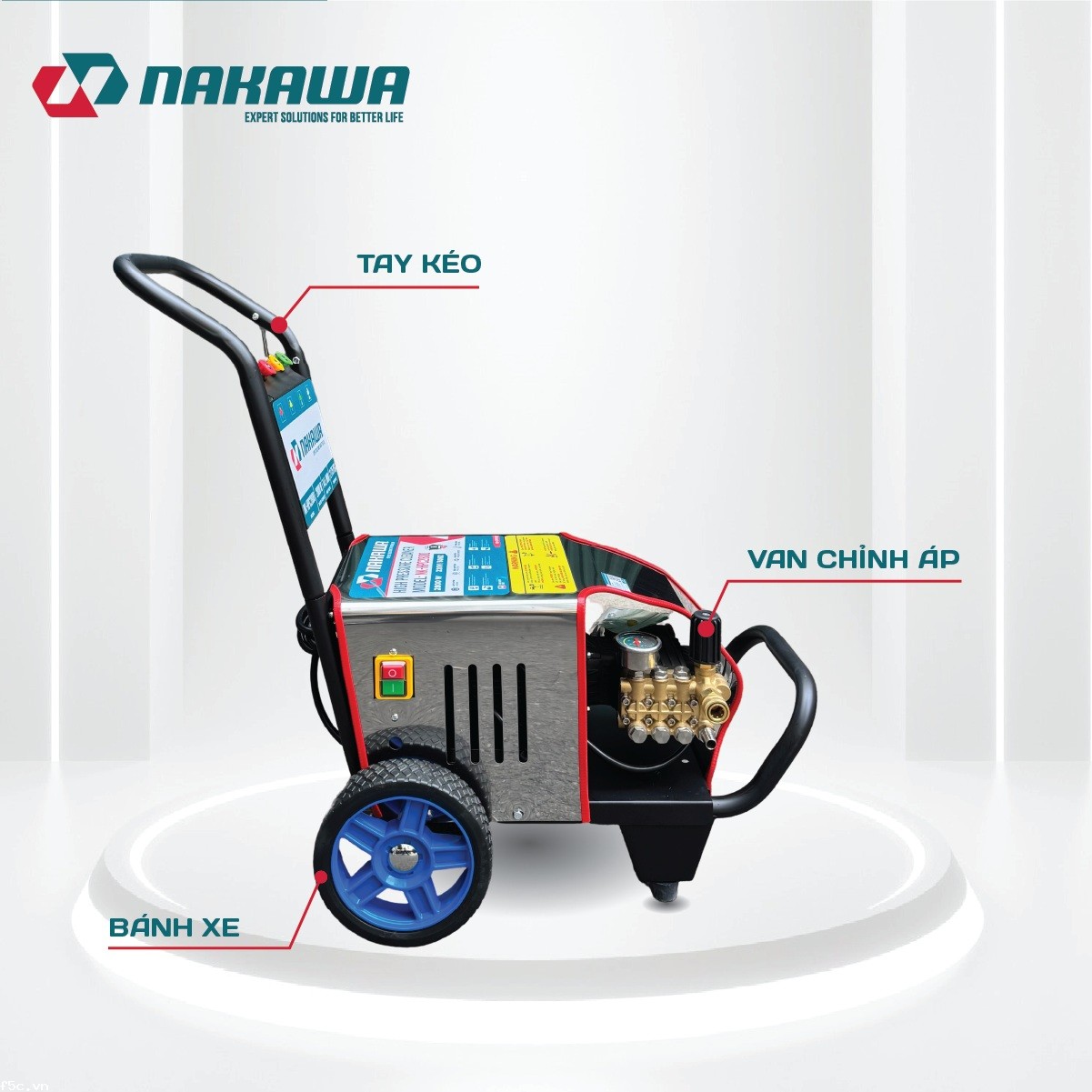 Máy phun áp lực cao công nghiệp Nakawa NK-HPC2800