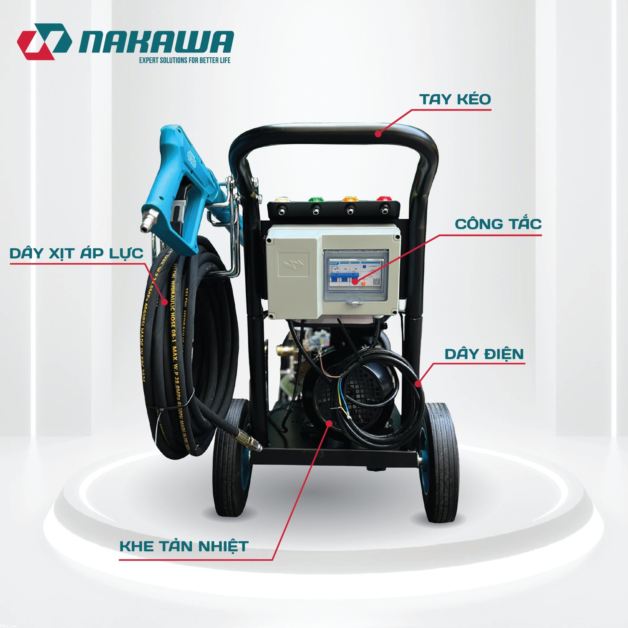 Máy phun áp lực cao công nghiệp Nakawa NK-HPC4500