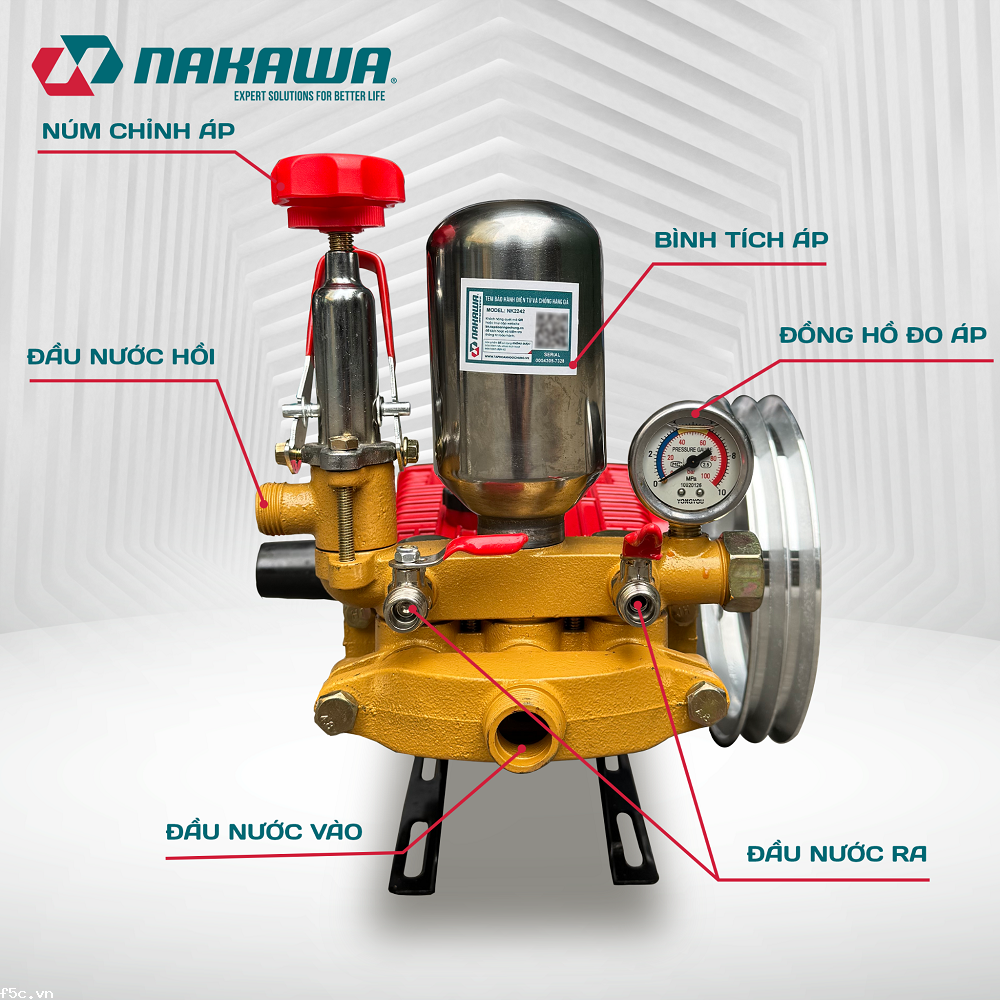 Đầu phun áp lực NAKAWA NK2242