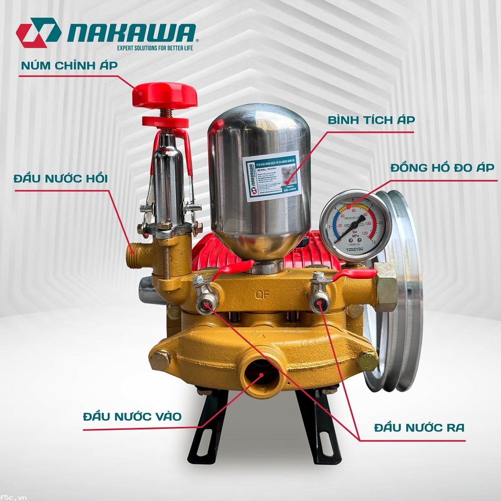 Đầu phun áp lực NAKAWA NK3054