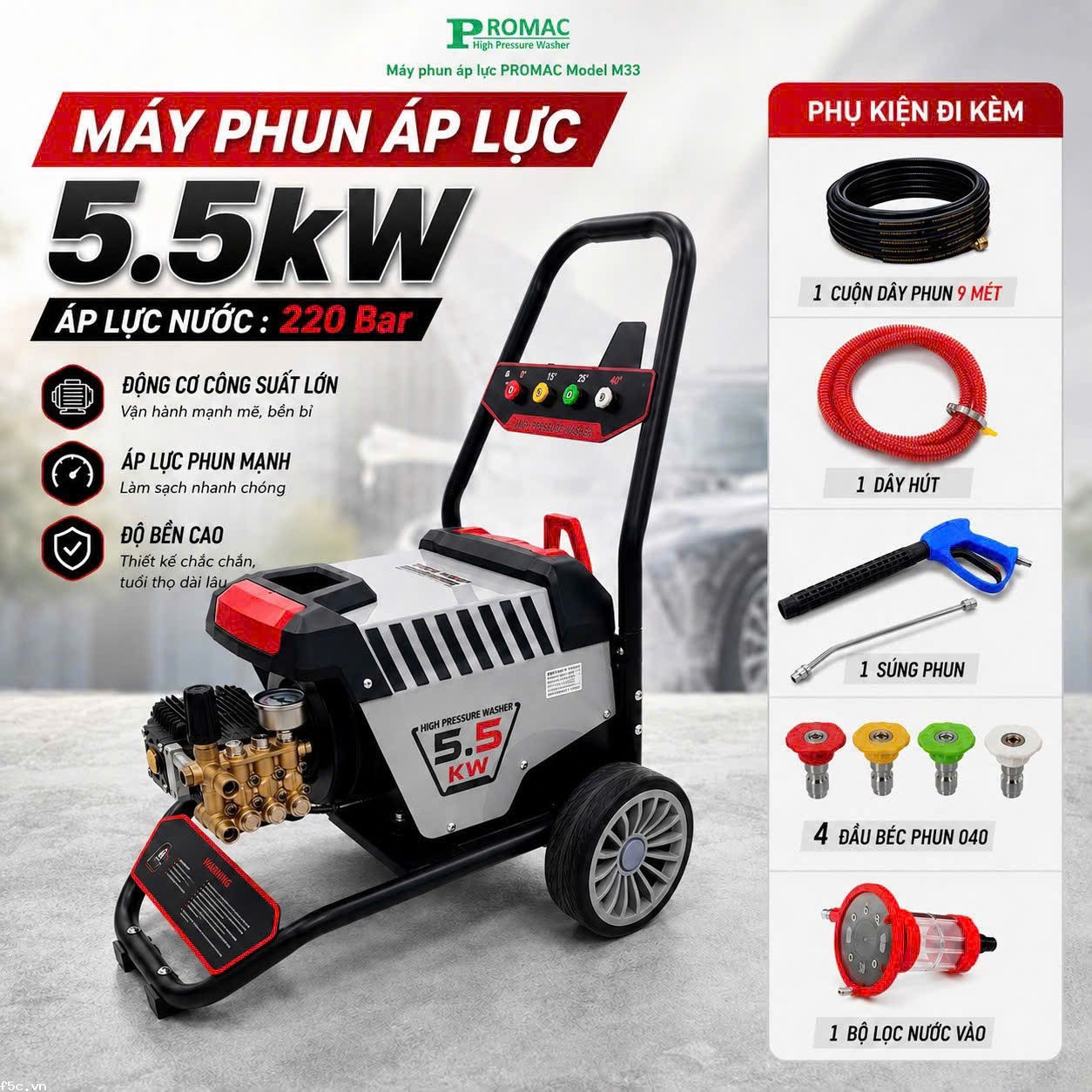 Máy phun áp lực PROMAC M33 